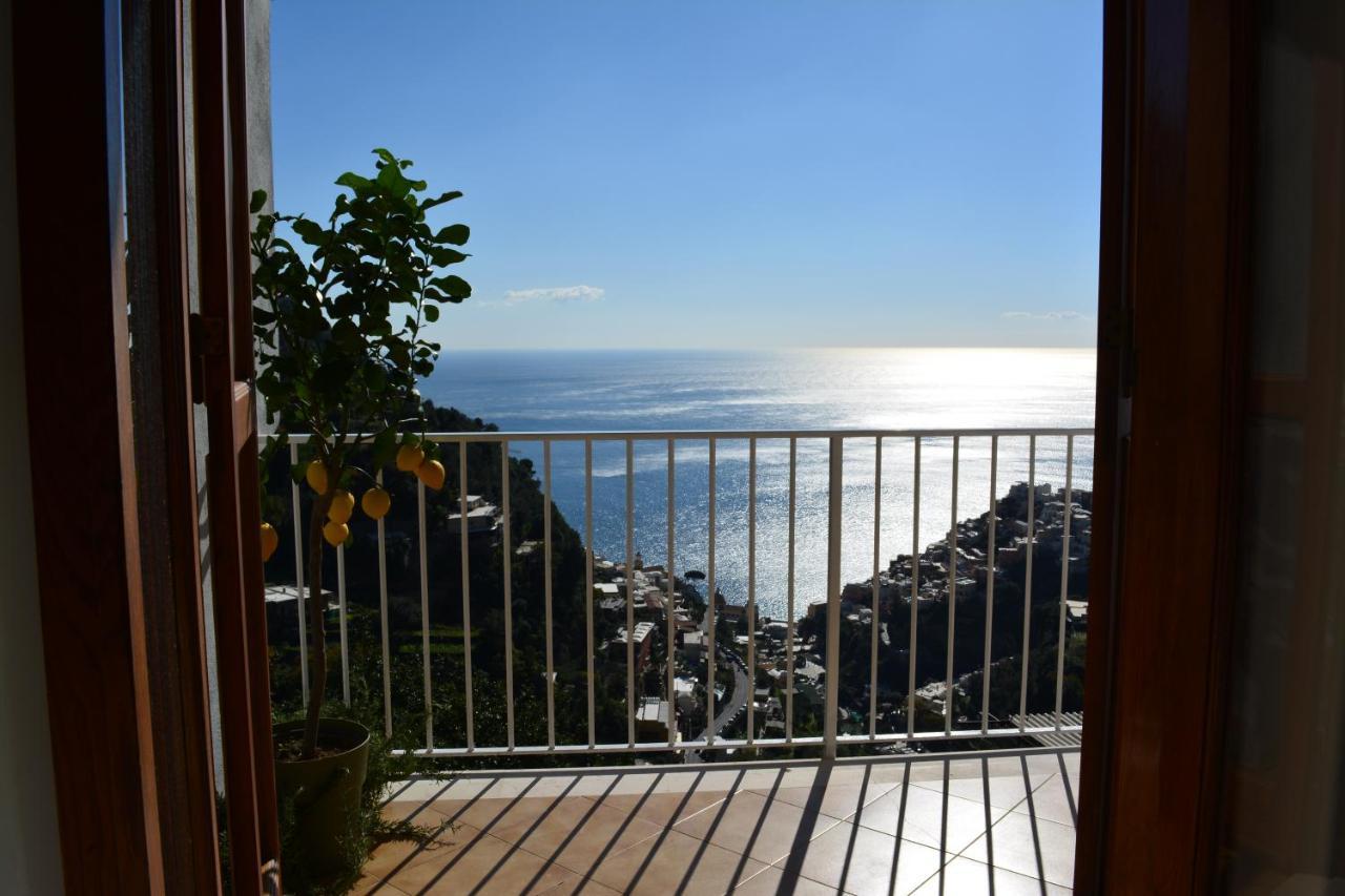 Casa Rossia Breathtaking Sea View Apartment In โปซิตาโน ภายนอก รูปภาพ